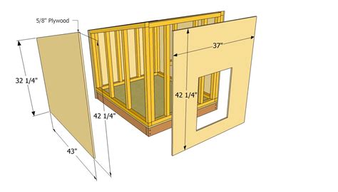 Simple DIY Dog House Plans | Dog House Plans | Intérieur pour camping ...