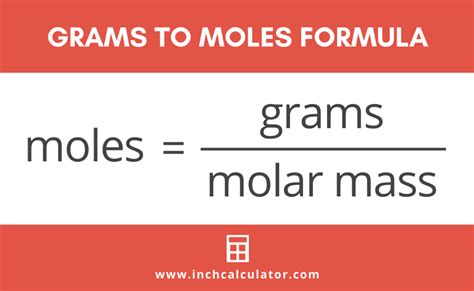 Grams to Moles Calculator