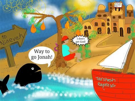 Pamela Holderman: Jonah and Nineveh - iPad style