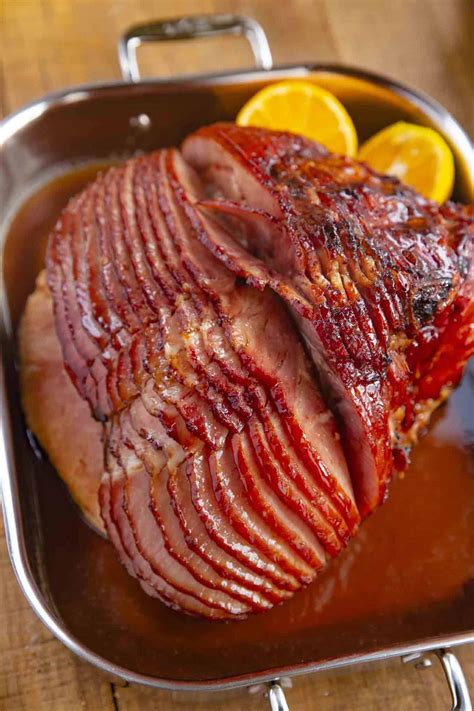 Baked Ham (with Brown Sugar Glaze) - Dinner, then Dessert