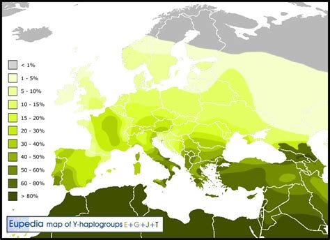 Y haplogroup E+G+J+T | Map, Historical maps, Ancient humans