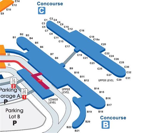 Chicago O'Hare Airport Map Layout