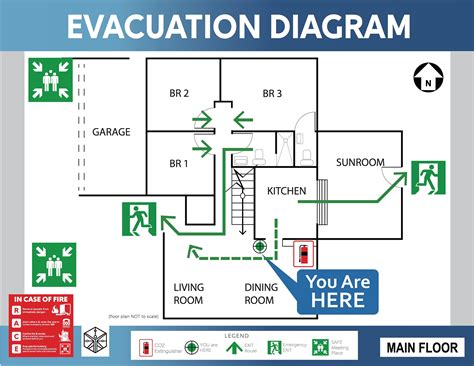 Emergency Evacuation Plan Map - Image to u