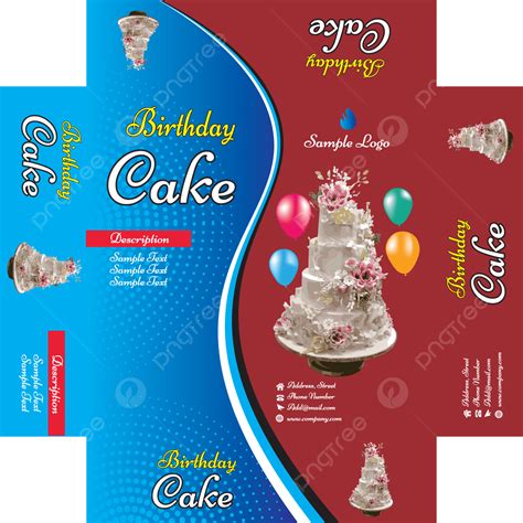 Cake Box PNG Free Download And Clipart Image For Free, 43% OFF