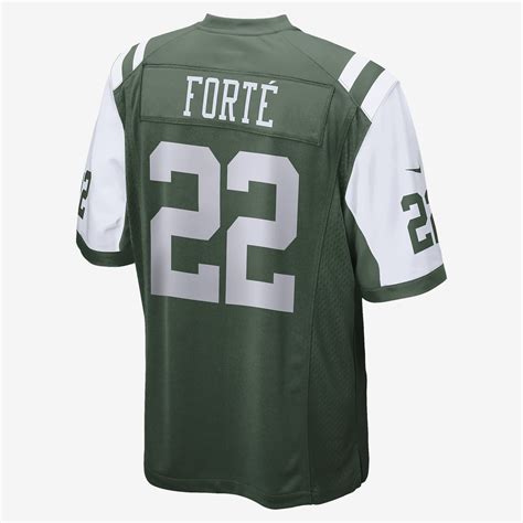 NFL New York Jets (Matt Forte) Men's American Football Game Jersey. Nike LU