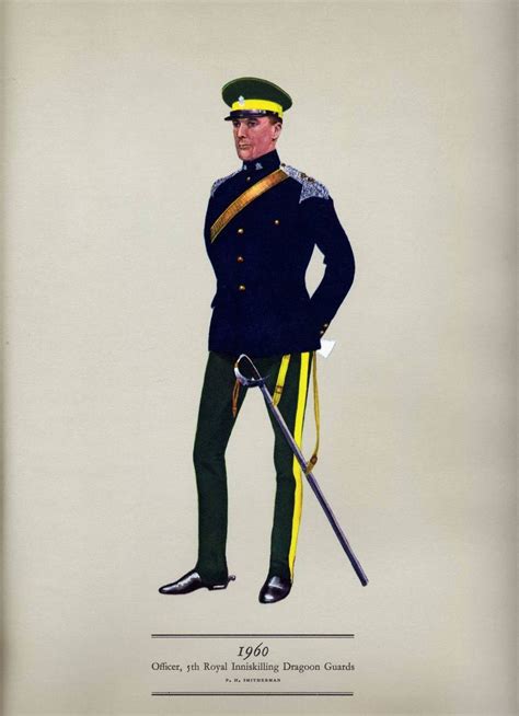 Officer of the 5th Royal Inniskilling Dragoon Guards, 1960: now part of ...