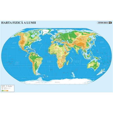 Harta Lumii Geografica Detaliata - Harta Clima