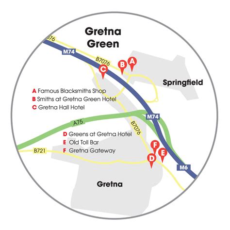 How To Find Us - Directions and Map to Visit Gretna Green, Scotland ...