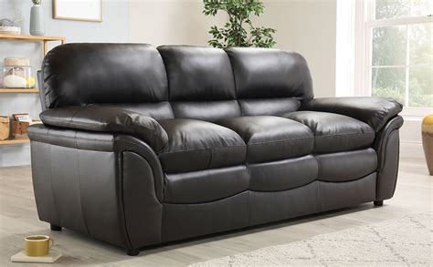 Brown Leather Sofa : New Luke Leather Genuine Italian Made "Jennifer ...