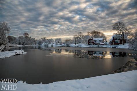 Sunrise on Frozen Pond - Marblehead, MA