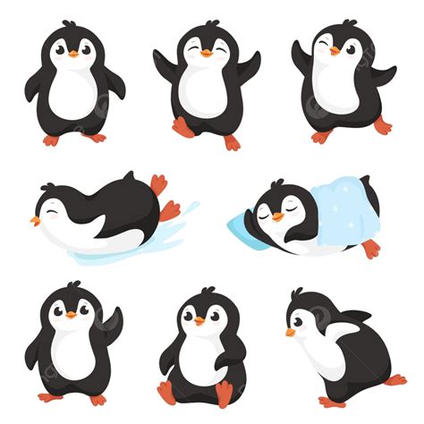 Cute Cartoon Penguins Baby Penguin, Penguin Clipart, Cute Clipart ...