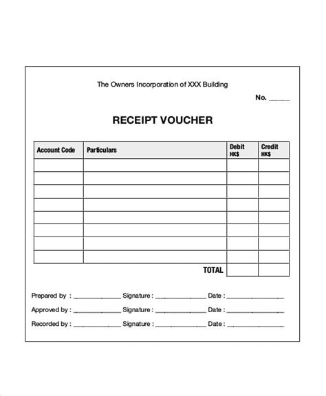 Cash received voucher format