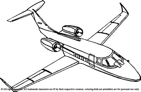 Free Printable Airplane Coloring Pages