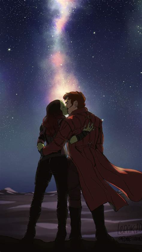 Peter Quill And Gamora Wallpapers - Wallpaper Cave