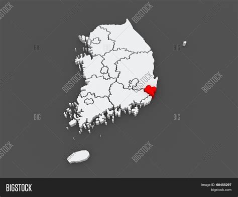 Map Ulsan. South Korea Image & Photo (Free Trial) | Bigstock