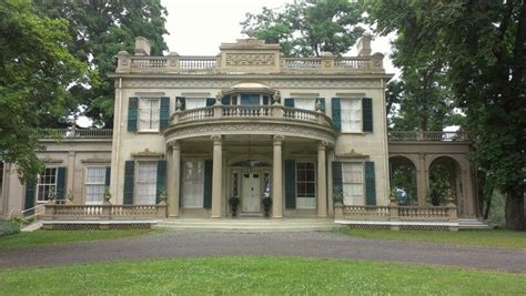 Montgomery Place Mansion inn Annandale on the Hudson River. A beautiful ...