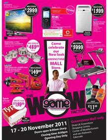 Game Greenstone Mall Edenvale (17 Nov - 20 Nov) — www.guzzle.co.za