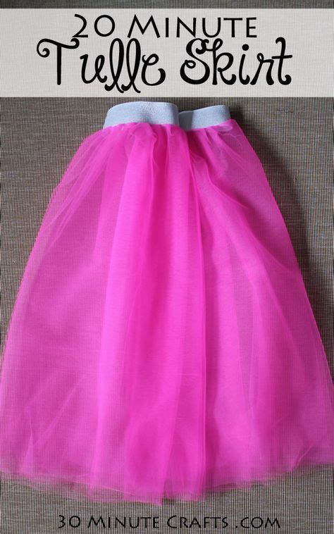 DIY 20-Minute Tulle Skirt - whip up this simple tulle skirt in about 20 ...