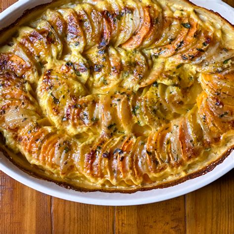 Root Vegetable Gratin | Thirsty Radish