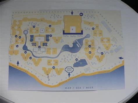 Map of Rooms Layout - Picture of H10 Rubicon Palace, Playa Blanca ...