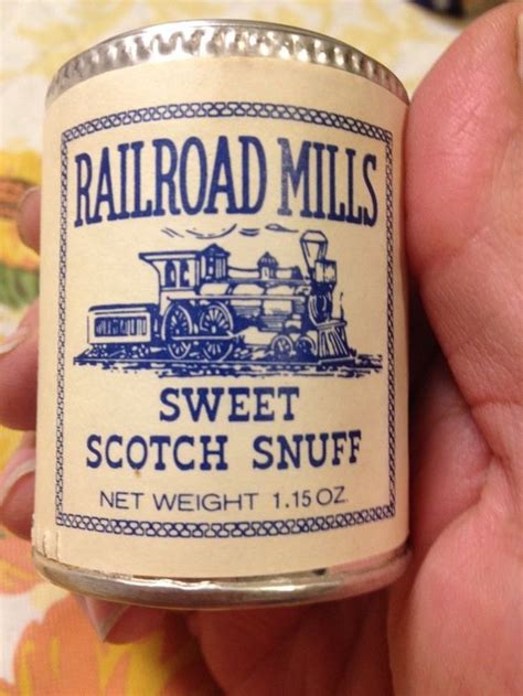 Railroad Mills Sweet Scotch Snuff 3 | Snuff Brands M-R | Modern Snuff ...