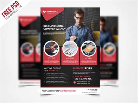 Free PSD : Corporate Business Flyer Template PSD :: Behance