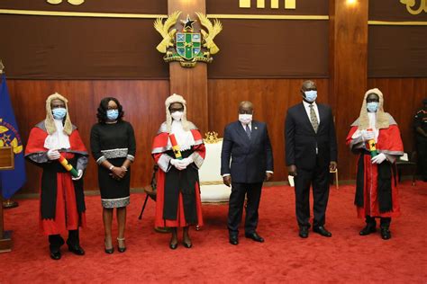 President inducts six new Appeal Court judges - Ghana Business News