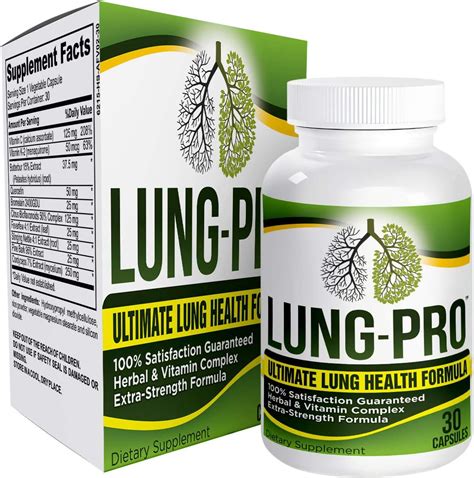 Lung-Pro: Daily Lung Health Support Supplement - Cleanse - Detox ...