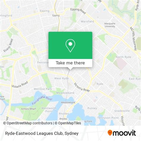 How to get to Ryde-Eastwood Leagues Club in Sydney by Train, Bus or Metro?