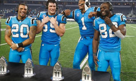 Carolina Panthers unveil their special Color Rush uniforms