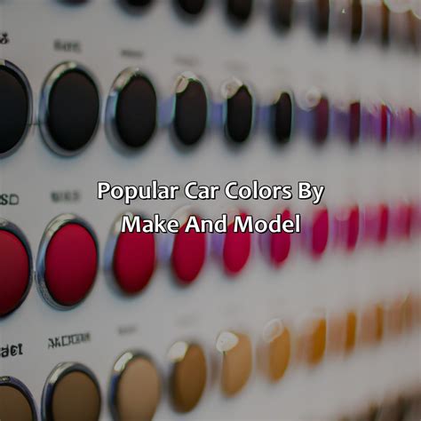 What Is The Most Popular Color Car - colorscombo.com