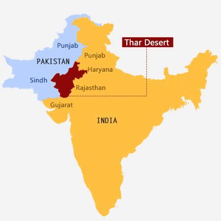 Thar Desert In India Map | Zip Code Map