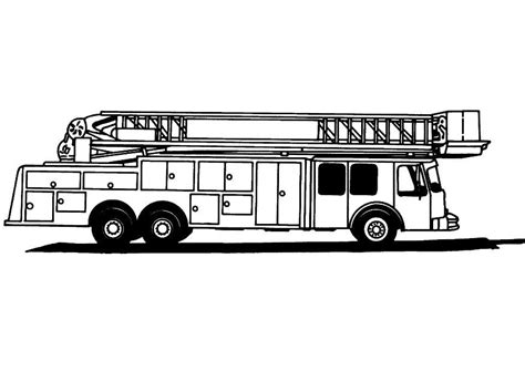 Free Printable Fire Truck Coloring Pages - Coloring Home