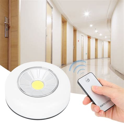 Fyydes COB Wireless Remote Control Light LED Tap Night Lights for ...