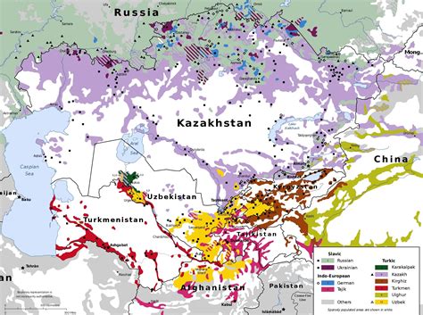 Ethnic map of Central Asia : r/MapPorn