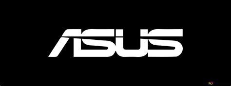 Asus black and white logo 8K wallpaper download