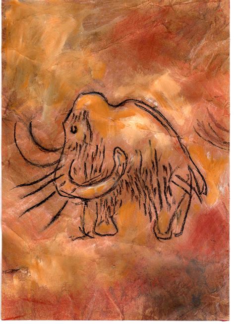 Wooly Mammoth Cave Painting at PaintingValley.com | Explore collection ...