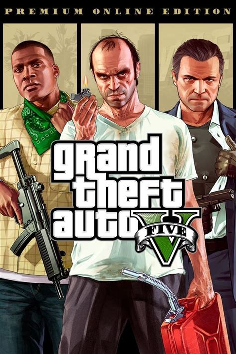 Grand Theft Auto V: Premium Online Edition (2017) Xbox One box cover ...