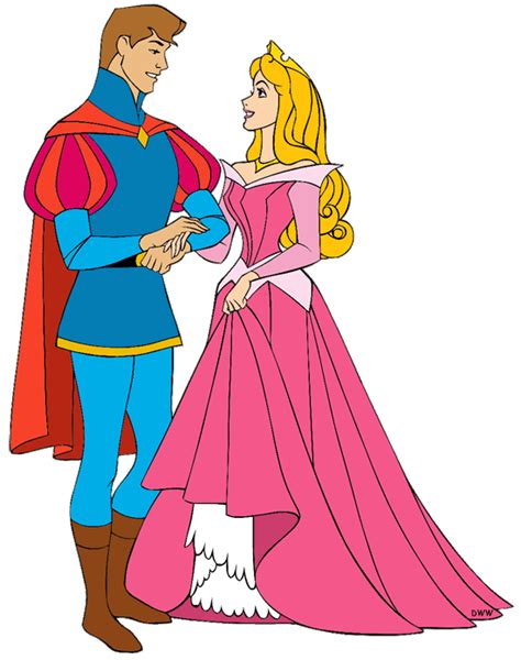 Aurora & Prince Phillip Clip Art Images | Disney Clip Art Galore