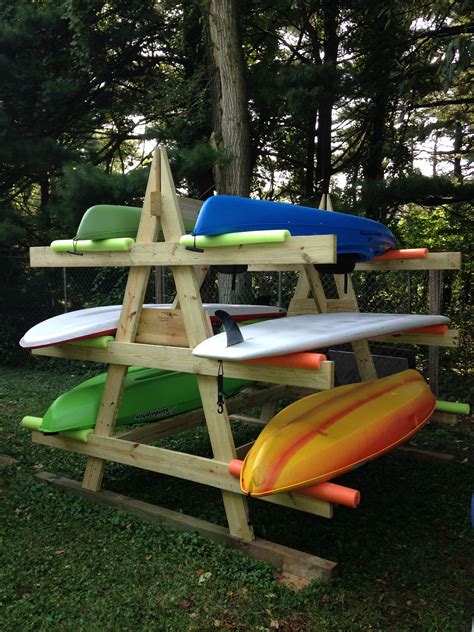 Pin by Lynn Weiler on Kayak / Sup storage | Diy kayak storage, Diy ...