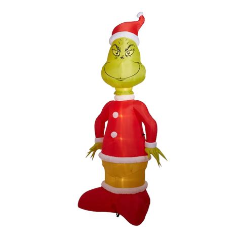 Grinch 11.52-ft Animatronic Lighted Christmas Inflatable 880308 at ...