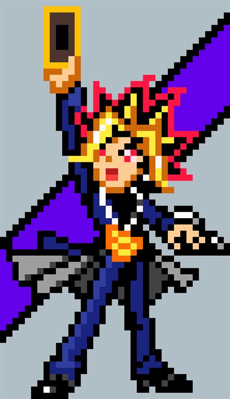 Yu-Gi-Oh! Pixel Art Pattern #pixelart #pattern #pixbrix #yugioh | Pixel ...