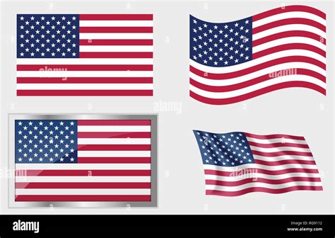 Historic Flag of the United States 50 Stars Stock Vector Image & Art ...