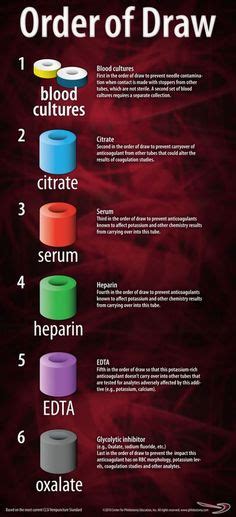 17 Best Phlebotomy (Order Of Draw) ideas | phlebotomy, order of draw ...