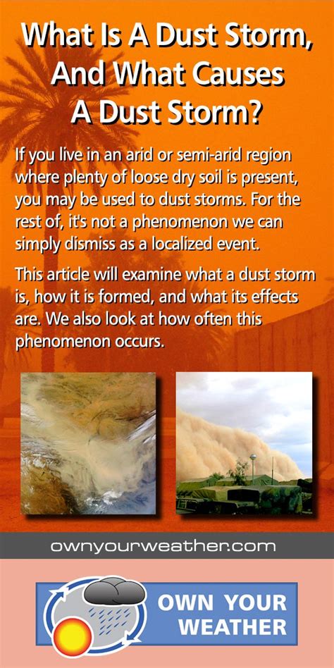 What Is A Dust Storm, And What Causes A Dust Storm? in 2021 | Dust ...