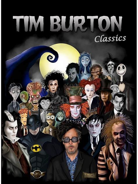 "Tim Burton Classics" Poster by Hvmberto Garza | Tim burton movie, Tim ...