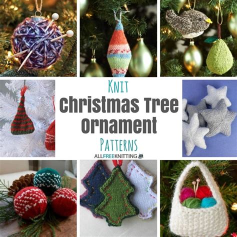 27+ Knit Christmas Tree Ornament Patterns | AllFreeKnitting.com