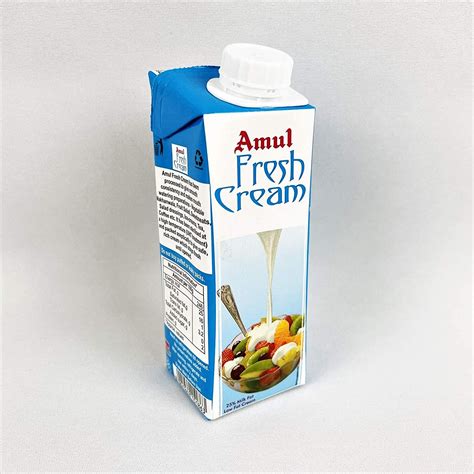 AMUL FRESH CREAM 250 ml – Sajna's Nuts and Fruits