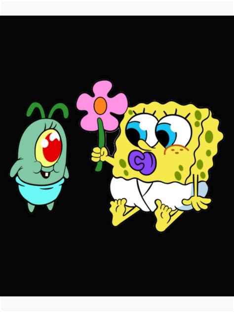 "Kid Plankton And Baby Spongebob T-ShirtKid Plankton and Baby SpongeBob ...