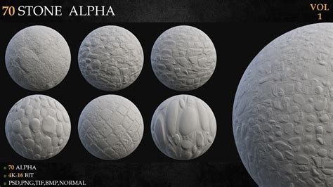 70 Stone Alpha-VOL 1 - FlippedNormals